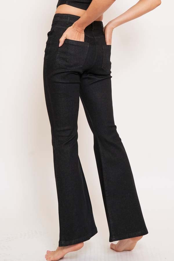 Salie  Boots Cut Style Long Jeans womenswear