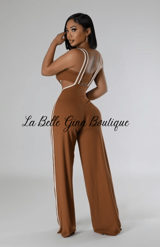 Sandie Tube Top No Closure Pants With A Shoulder Strap Two Piece Set