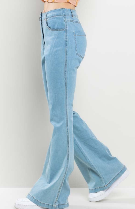 Salie  Boots Cut Style Long Jeans womenswear