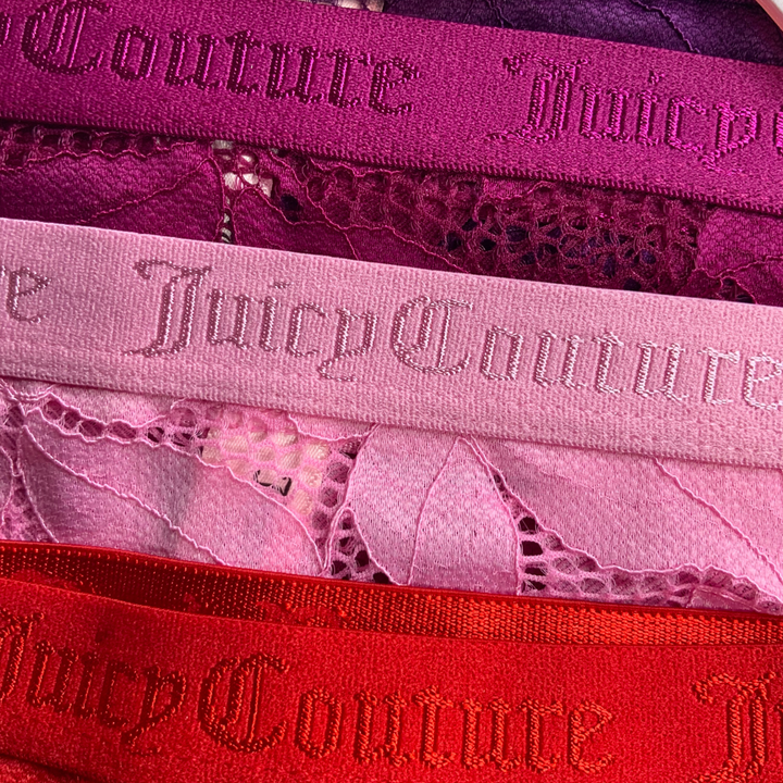 5 Pack Mix Color Panties Juicy Couture