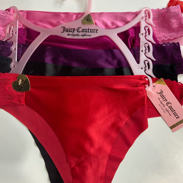 5 Pack Panties Mix Color Juicy Couture