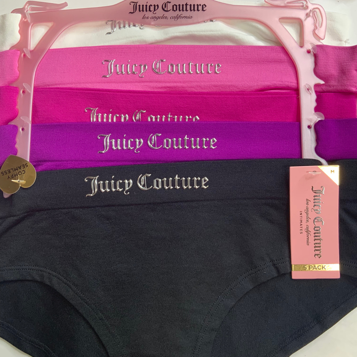 5 Pack Intimates Panties Mix Color Juicy Couture