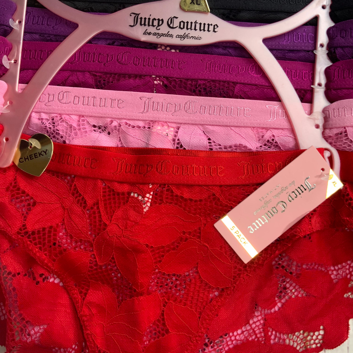 5 Pack Mix Color Panties Juicy Couture