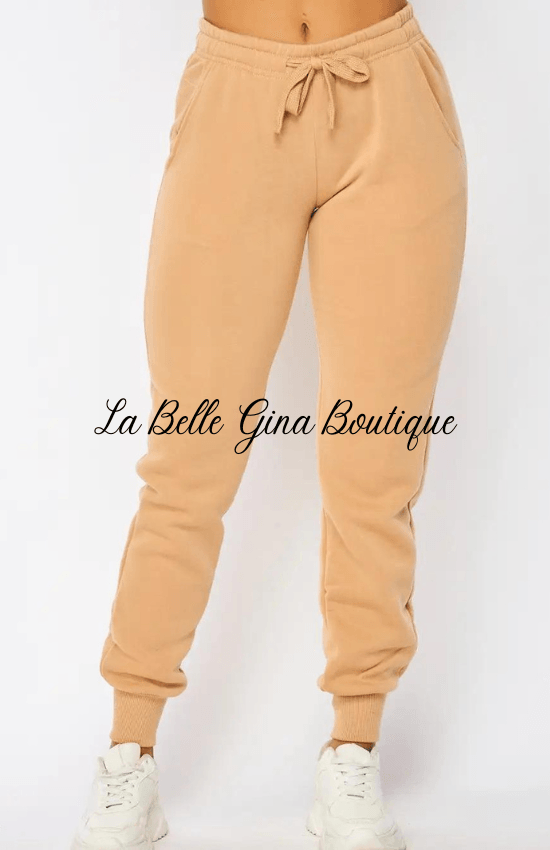 Jay Women Soft And Cozy Solid Jogger - La Belle Gina Boutique