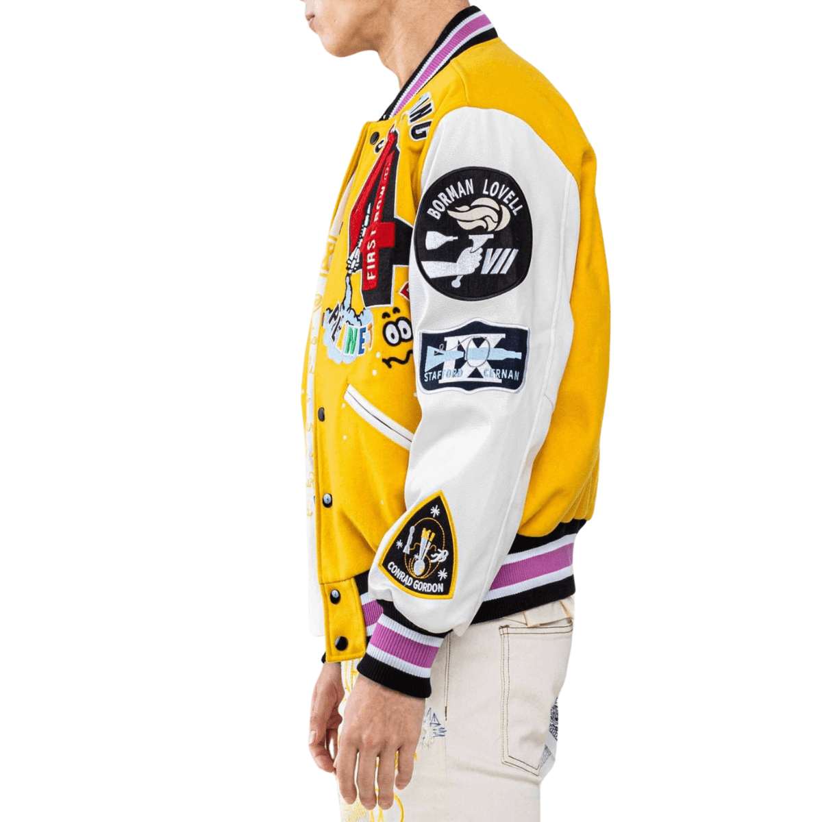 Justin First Row Classic Oversized Varsity jacket - La Belle Gina Boutique