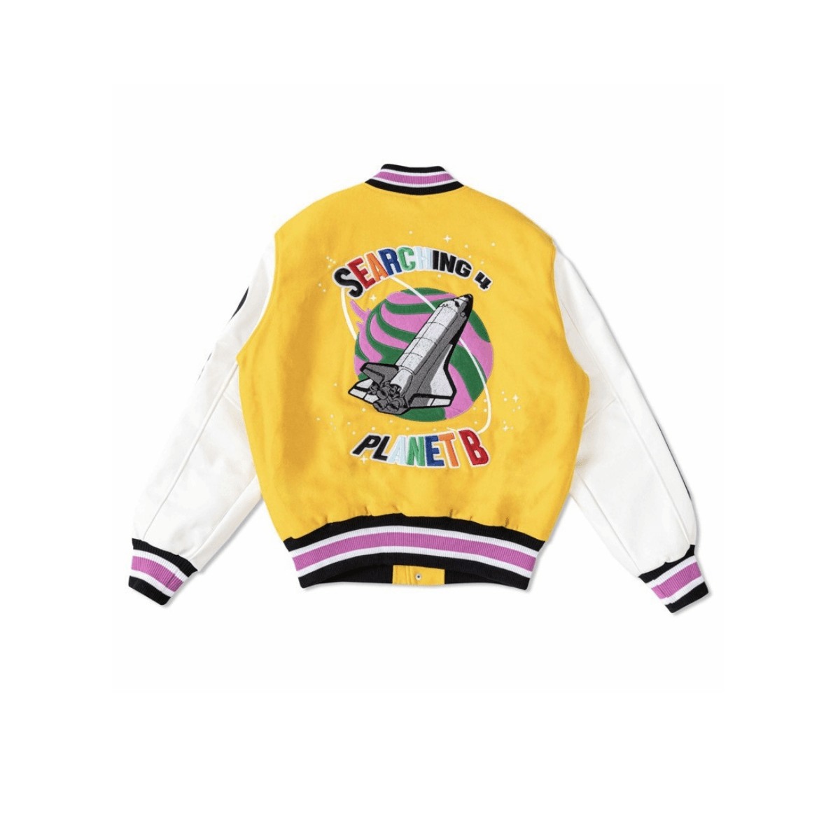 Justin First Row Classic Oversized Varsity jacket - La Belle Gina Boutique