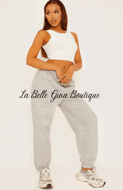 Mya Oversized Fleece Joggers - La Belle Gina Boutique