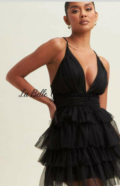 Alice Mesh Tiered Tutu Dress - Elegant and Flirtatious Fashion - La Belle Gina Boutique