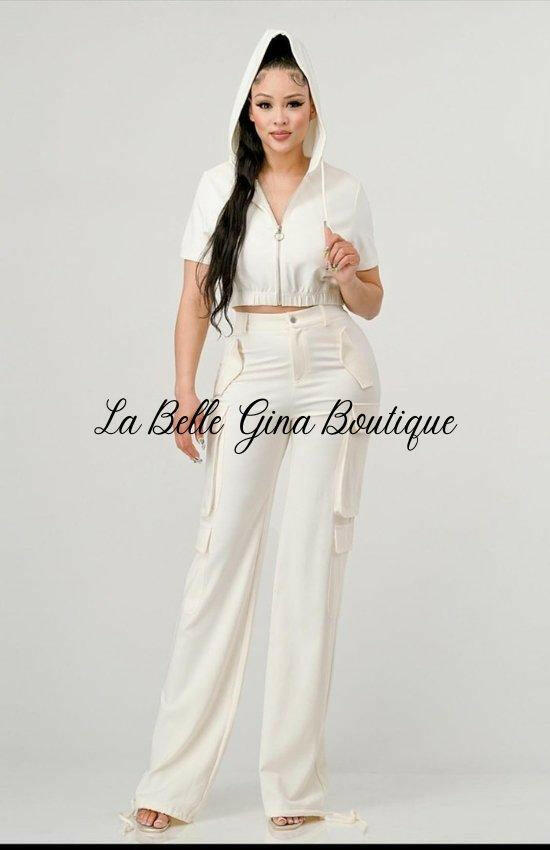 Djoune Cargo Pants Active Set - La Belle Gina Boutique