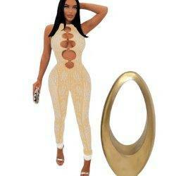 Eddy Mesh see through jumpsuit - La Belle Gina Boutique