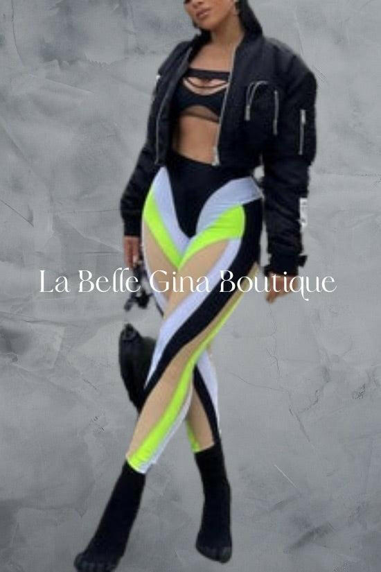 Ena sport yoga skinny leggings - La Belle Gina Boutique