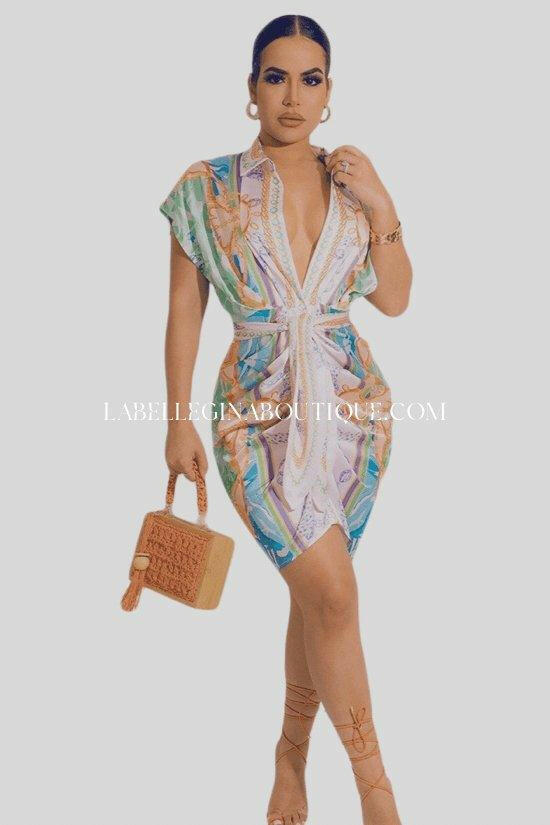 EVE fashion dress - La Belle Gina Boutique