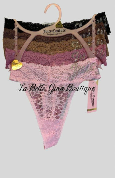 Juicy Couture 5 Pack No Panty Lines. - La Belle Gina Boutique