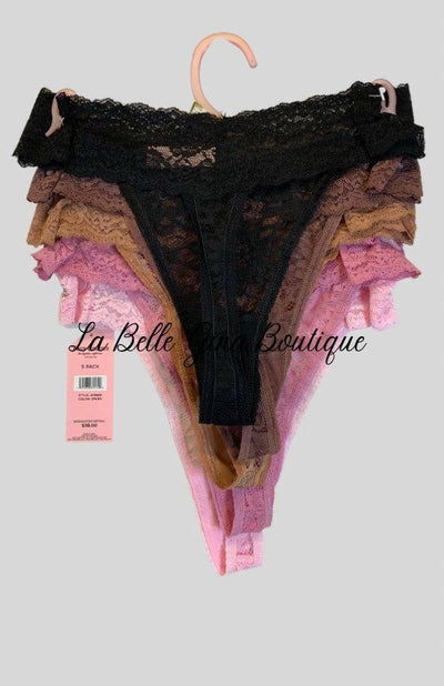 Juicy Couture 5 Pack No Panty Lines. - La Belle Gina Boutique