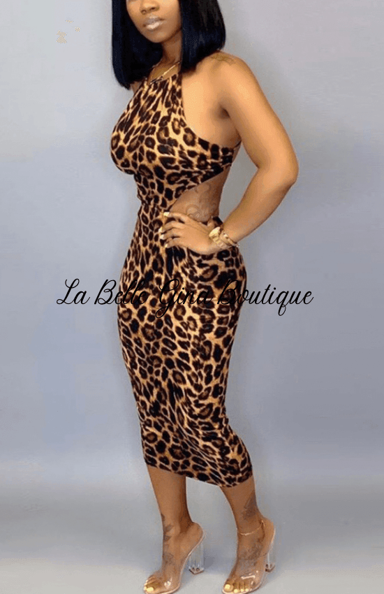 SEXY backless bodycon dress - La Belle Gina Boutique